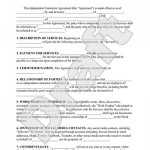 Independent Contractor Agreement Sample Template Independent Contractor Agreement Sample Template