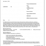 Irs Audit Letter Sample