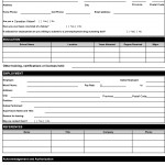 Job Application Form Template