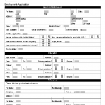 Job Application Form Template