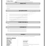 Job Application Form Template