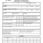 Job Application Form Template