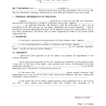 Last Will And Testament Example 