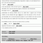 Last Will And Testament Example 