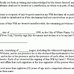 Last Will And Testament . Sample
