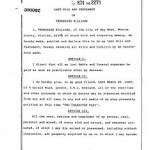 Last Will And Testimony