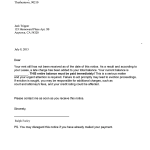 Late Rent Notice To Tenant