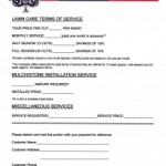 Lawn Care Contract Templates