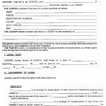Lease Agreement Form