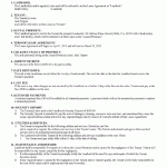 Lease Agreement Form