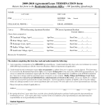 Lease Termination Agreement Form