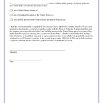 Legal Affidavit Form