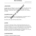 Legal Waiver Form