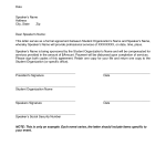 Letter Of Agreement Template