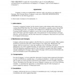 Letter Of Agreement Template