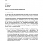Letter Of Intent To Purchase