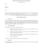 Letter Of Intent To Purchase