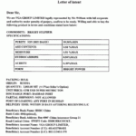 Letter Of Intent To Purchase