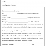 Liability Waiver Form Template Liability Waiver Form Template