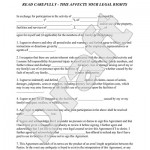 Liability Waiver Form Template Liability Waiver Form Template