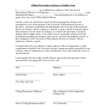 Liability Waiver Template Free 