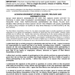 Liability Waiver Template Free 