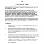 Limited Partnership Agreement Sample 