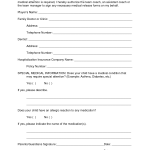 Medical Treatment Release Form Medical Treatment Release Form