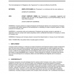 Non Compete Agreement Example 