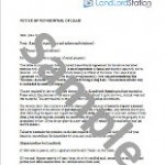 Nonrenewal Of Lease Letter 