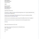 Letter Of Offer Template Letter Of Offer Template