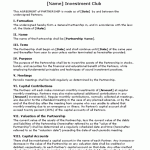 Partnership Agreement Sample