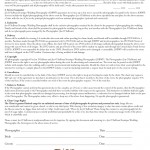 Photography Contract Photography Contract