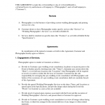 Photography Contract Photography Contract