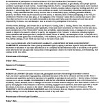Release And Waiver Of Liability Agreement Release And Waiver Of Liability Agreement