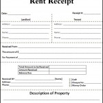 Rent Receipt Template 