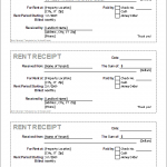Rent Receipt Template 