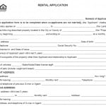 Rental Application Form 