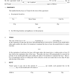 Rental Lease Form Rental Lease Form