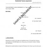 Rental Lease Form Rental Lease Form