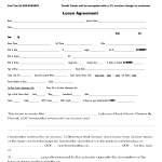 Restaurant Lease Agreement Template 