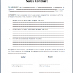 Sale Contract
