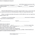 Sample 30 Day Eviction Notice