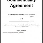 Sample Confidentiality Agreement