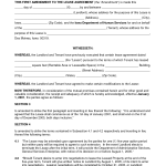 Sample Lease Amendment Sample Lease Amendment