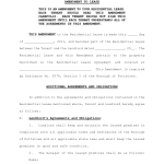 Sample Lease Amendment Sample Lease Amendment