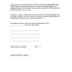 Sample Liability Waiver Form 