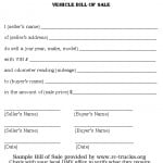 Free Of Bill Of Sale Forms Sample Of Bill Of Sale