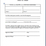 Free Of Bill Of Sale Forms Sample Of Bill Of Sale