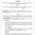 Service Contract Template 